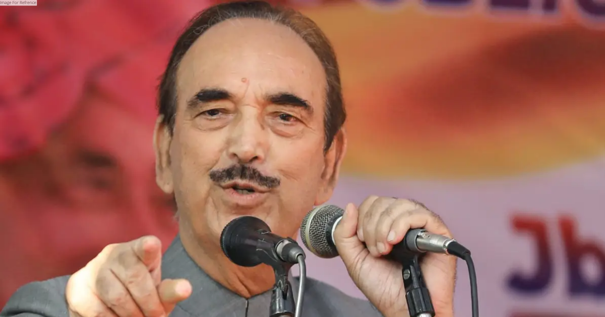 Outsiders should not be allowed to vote in J-K: Ghulam Nabi Azad